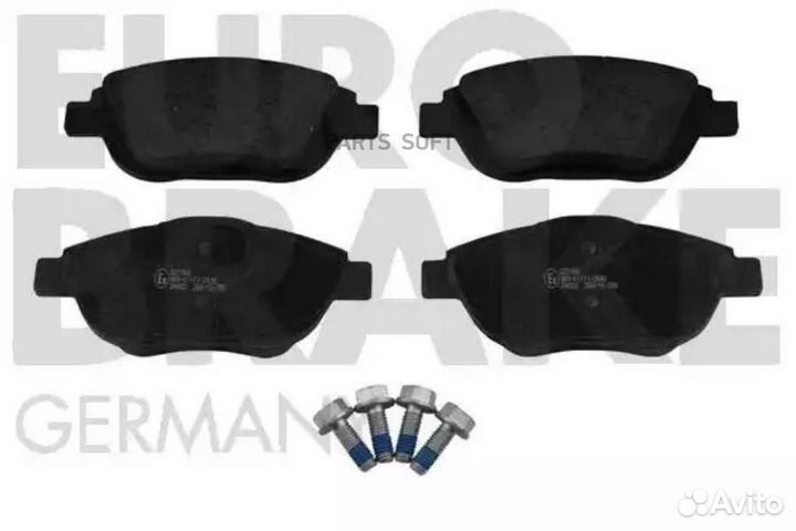 Eurobrake 5502221966 Колодки тормозные передн