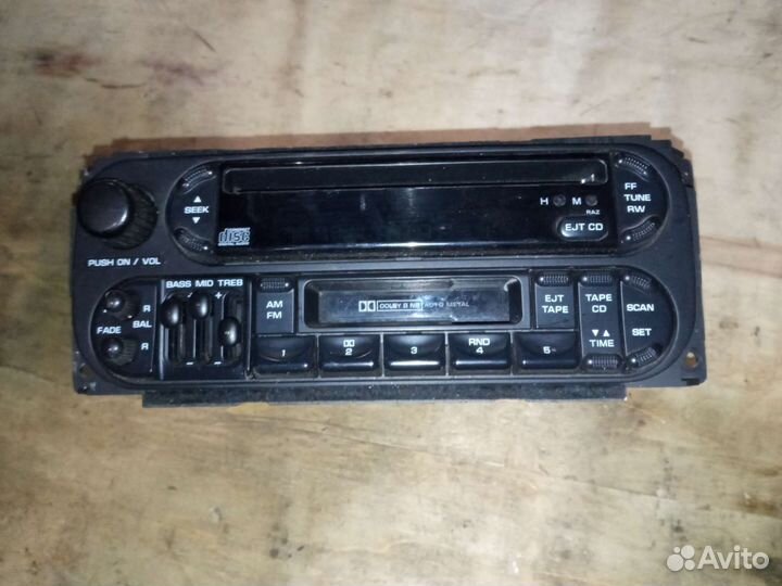 Jeep Chrysler Dodge магнитола