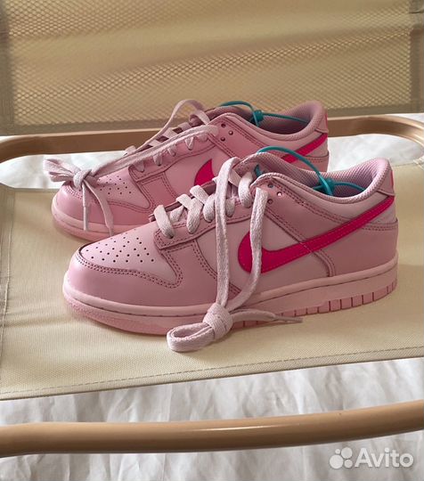 Nike dunk low triple pink (оригинал)