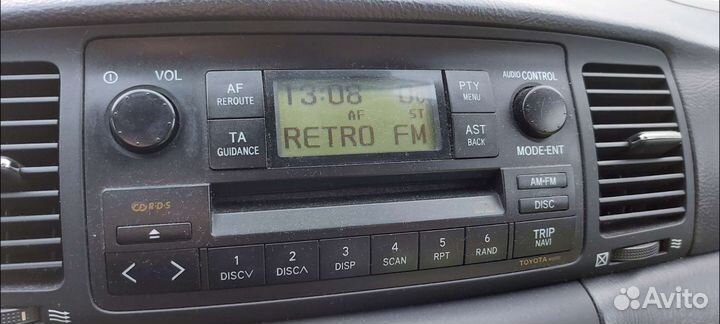 Автомагнитола штатная Тойота Королла 120