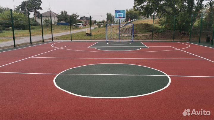 Бесшовное резиновое покрытие под ключ