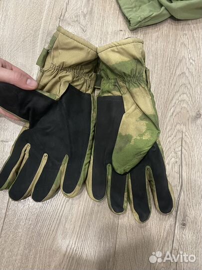 Уставные зимние перчатки мох