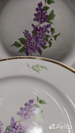 Тарелки Сирень Дулёво