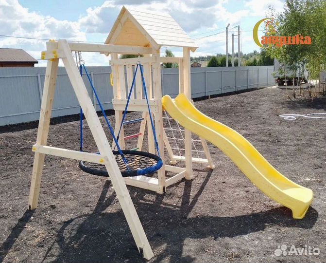 Детская уличная площадка для активных игр