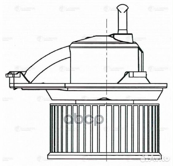 Мотор отопителя MB sprinter classic 13- LFh 15