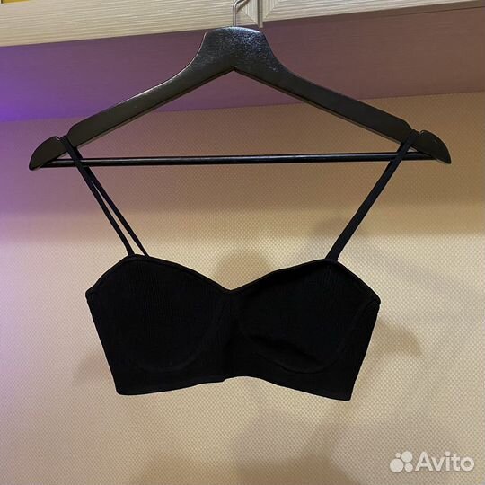 Вязаный топ zara