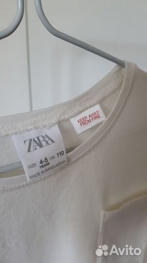 Вещи пакетом Zara kids 4-5 (110) для девочки