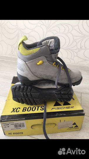 Лыжные ботинки детские Fischer размер 34