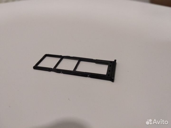 Держатель Sim, сим-лоток Samsung A12 (A125F) черн