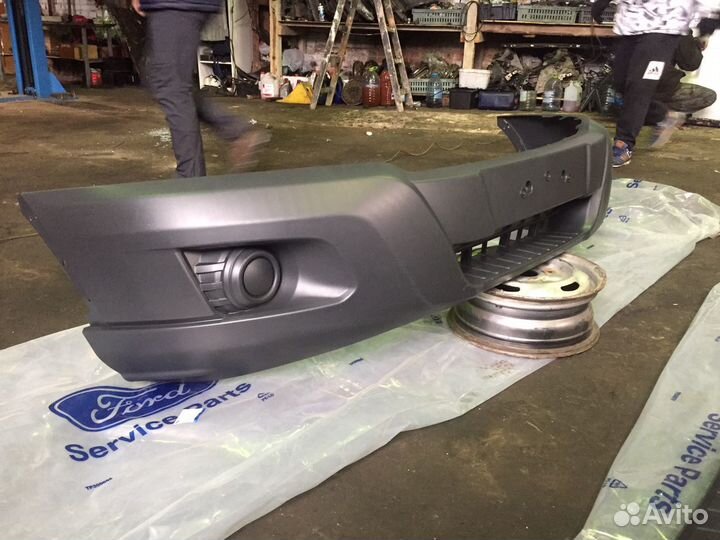 Передний бампер на Форд Транзит с 2014 по 2019г.в