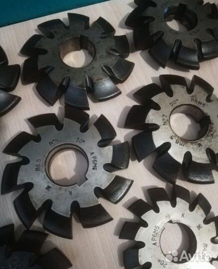 Фрезы cccр дисковые модульные М6.5 (N3-N7)