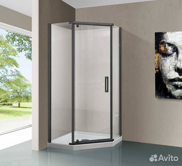 Душевой уголок Stresa VSP-1S900clgm, 900*900