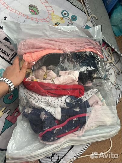 Вещи на девочку большим пакетом 6-9 м, Zara,MC