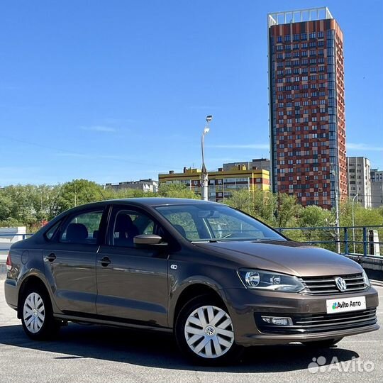 Volkswagen Polo 1.6 AT, 2017, 124 900 км