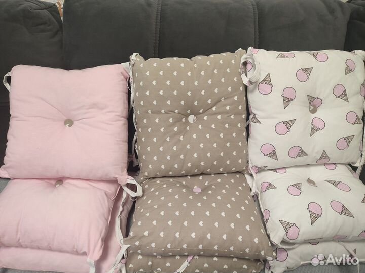 Бортики в детскую кроватку бу