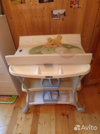 Пеленальный столик с ванночкой cam