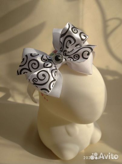 Ободки и заколки на 1 сентября ручной работы