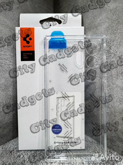 Чехол spigen для Galaxy Hybrid S24Ultra Прозрач