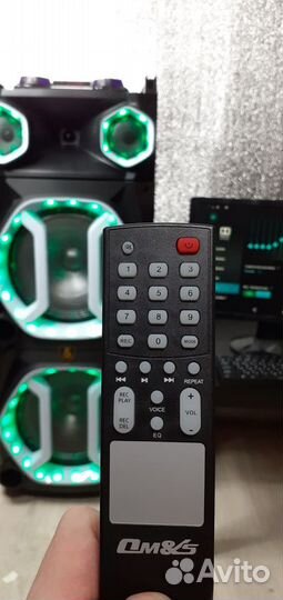 Мега колонка Crowns Диджейская 1000Вт 21кг Блютуз