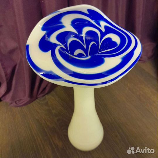 Ваза цветное стекло Чехословакия времён СССР