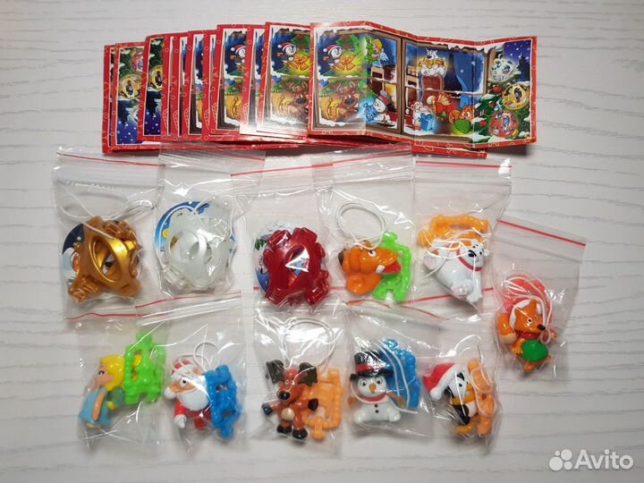 Серии игрушек киндер