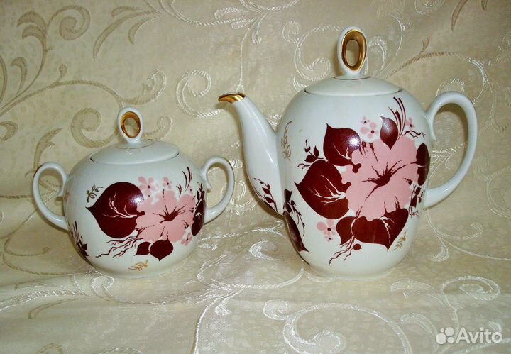 Чайный сервиз СССР Полтавский фарфоровый завод