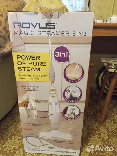 Пароочиститель rovus magic steamer 3IN1