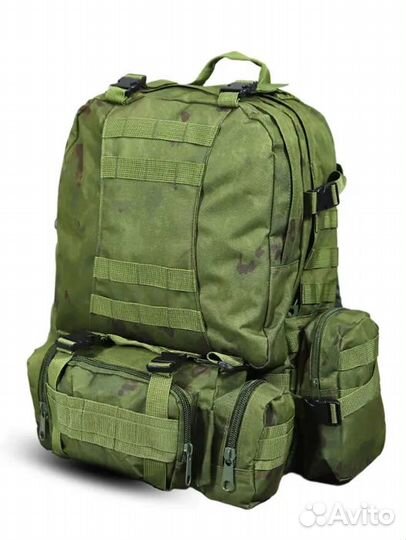Рюкзак тактический,походный, для рыбалки. 55л Мох