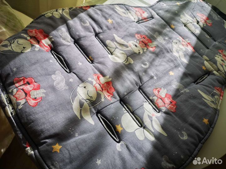 Матрасик в коляску-санки