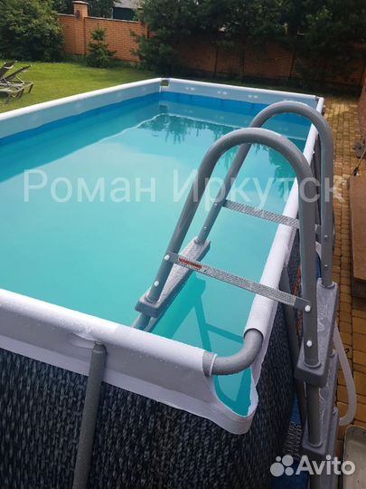 Каркасный бассейн 412х201х122 Ротанг