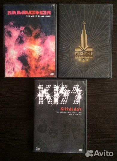 DVD диски: rammstein