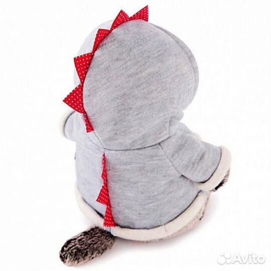 Мягкая игрушка «Басик» в толстовке дракончик, 22 с