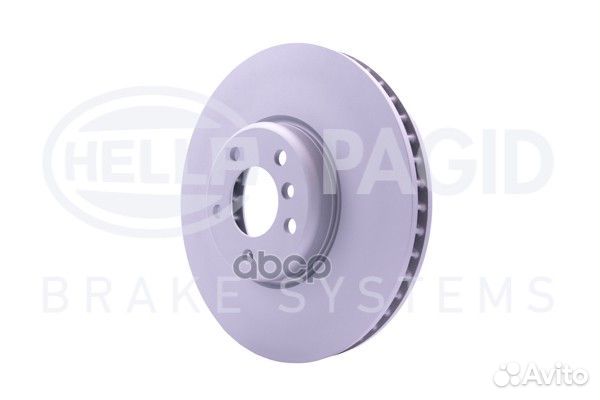 Диск тормозной пер.вент L 348x36mm 5 отв. (ч