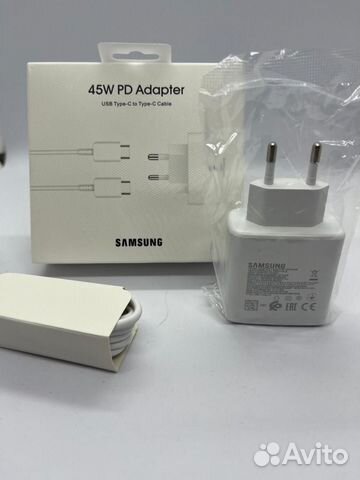 Зарядный блок питания Samsung 45 watt Новый