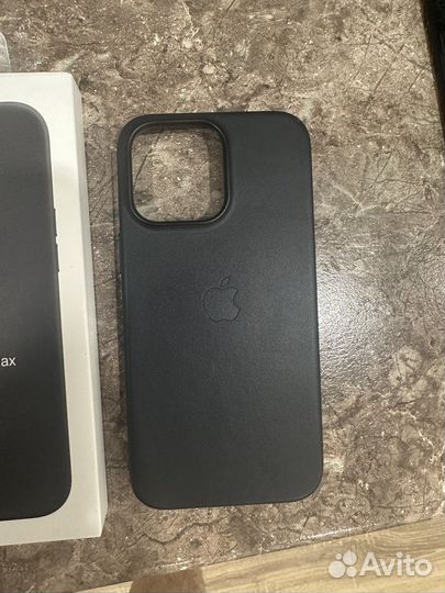 iPhone 14 pro Max чехол кожаный