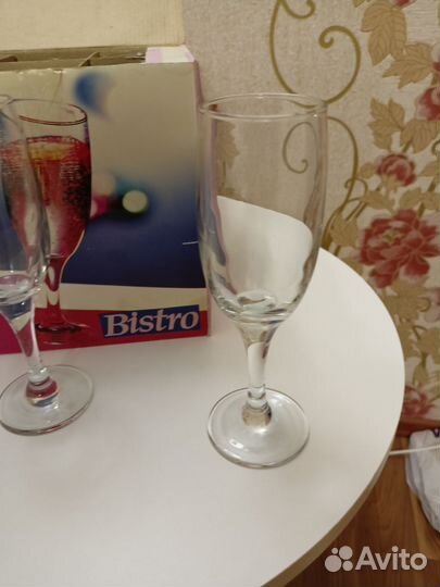 Фужеры стекло 6 штук
