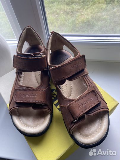 Сандалии мужские кожаные