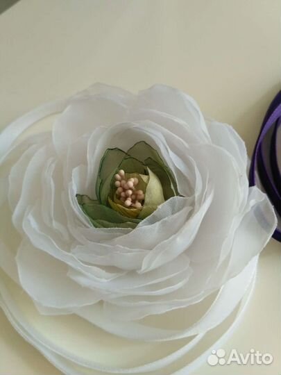 Чокер цветок ручной работы