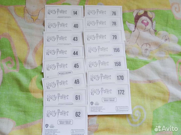 Наклейки panini гарри поттер