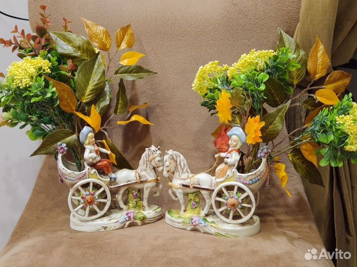 Статуэтки мини вазочки