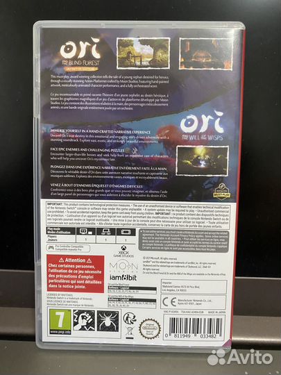 Ori the collection Nintendo switch