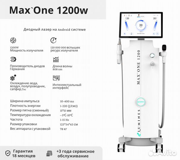 Диодный лазер Лю-Минес MaxOne 1200