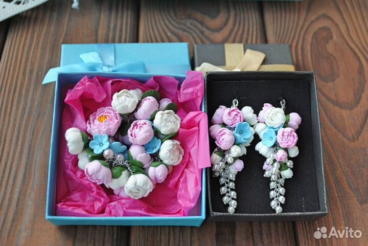 Браслет и серьги 