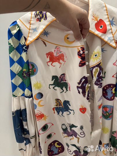 Рубашка женская с принтом