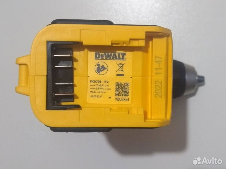 Шуруповерт dewalt DCD708