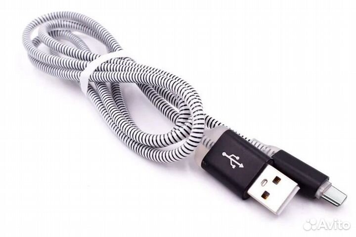 Кабель с подсветкой для зарядки USB-microusb