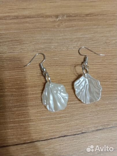 Серьги ручная работа жемчуг(бусины)