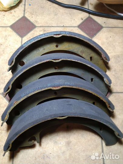 Колодки заднего тормоза Лада