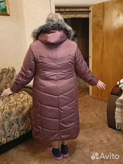 Пальто женское зимнее длинное