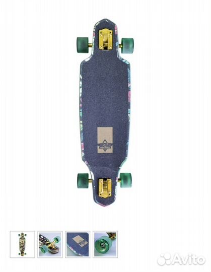 Лонгборд dusters 2022 года зелёный